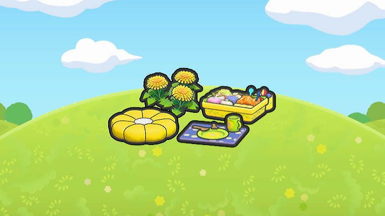 Zona de pícnic florida