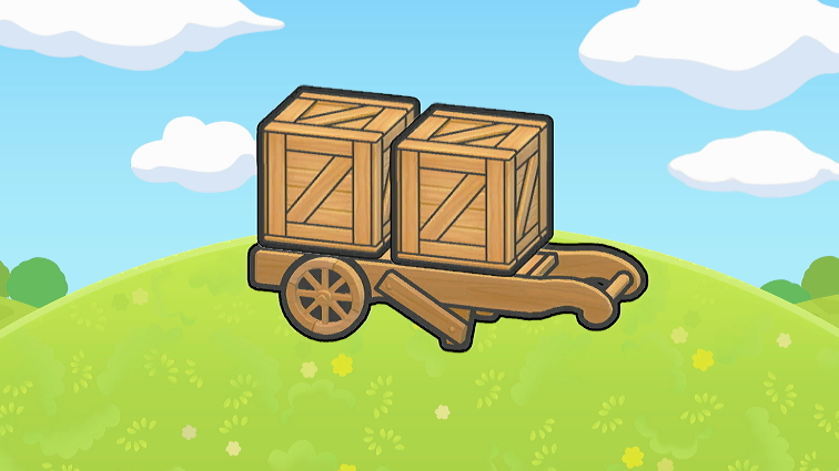 Carreta con mercancía