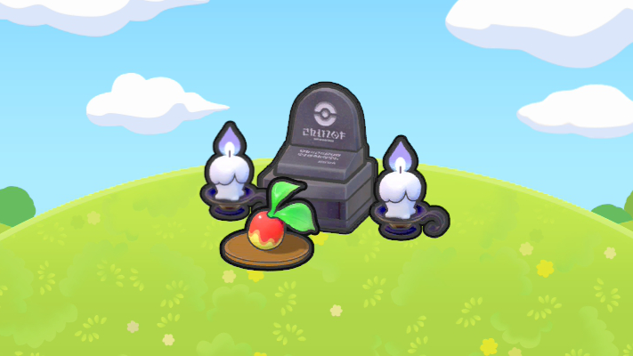 Tumba tétrica con ofrenda