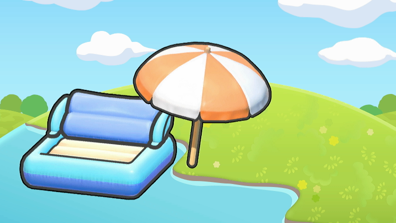 Zona de chapoteo con sombra