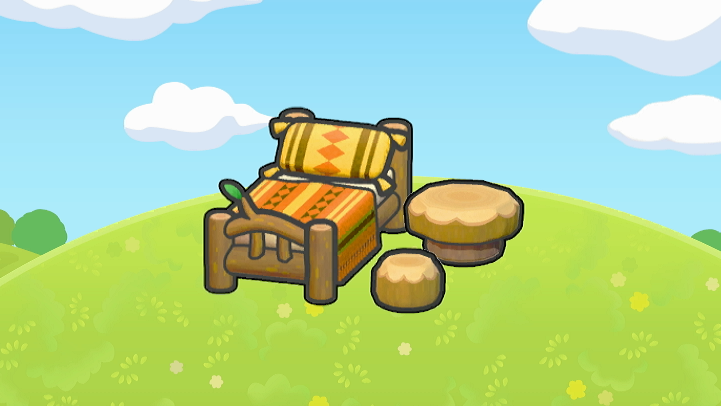 Dormitorio de cabaña