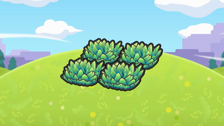 Herbazal verde elevado