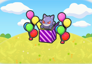 Caja sorpresa con globos