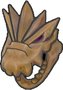 Cráneo de fósil tirano