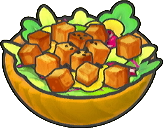 Ensalada con picatostes