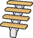 Escalera flotante