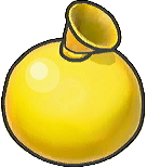 Globo de pintura amarilla