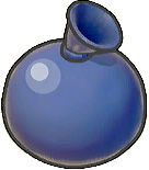 Globo de pintura azul marino