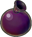 Globo de pintura morado oscuro