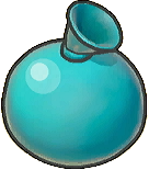 Globo de pintura turquesa