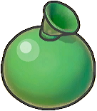 Globo de pintura verde