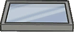 Panel de cristal horizontal