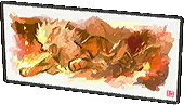 Póster de calor abrasador