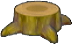 Tocón de árbol picudo