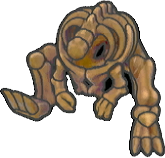 Tronco de fósil cabezazo