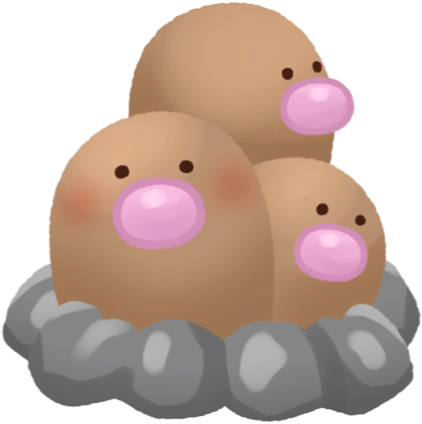 Gorro de Dugtrio en Pokémon Smile