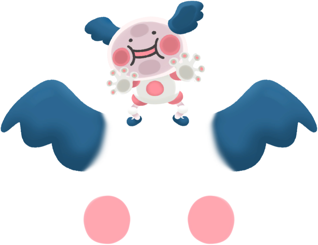 Máscara de Mr. Mime en Pokémon Smile