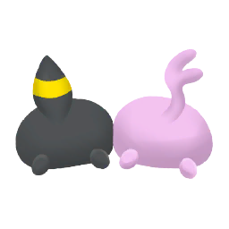 Gorro de Espeon y Umbreon en Pokémon Smile