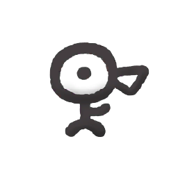 Gorro de Unown en Pokémon Smile