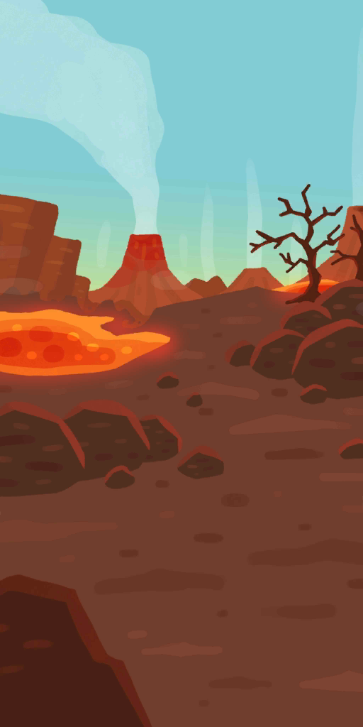 Hábitat Volcán en Pokémon Smile