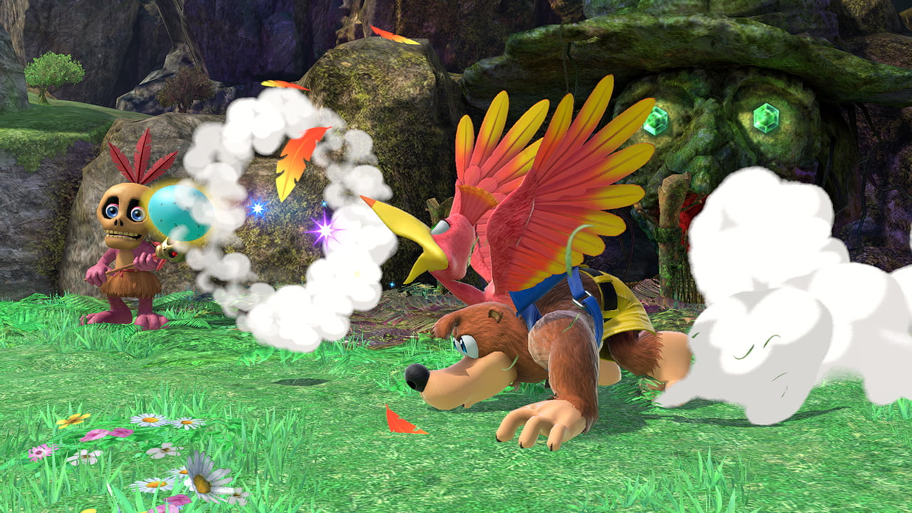 Screenshot de Banjo y Kazooie en Super Smash Bros. Ultimate