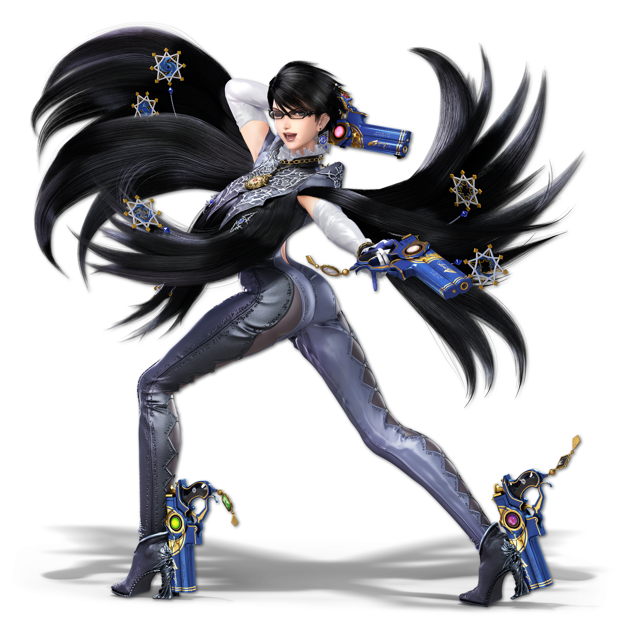 Screenshot de Bayonetta en Super Smash Bros. Ultimate