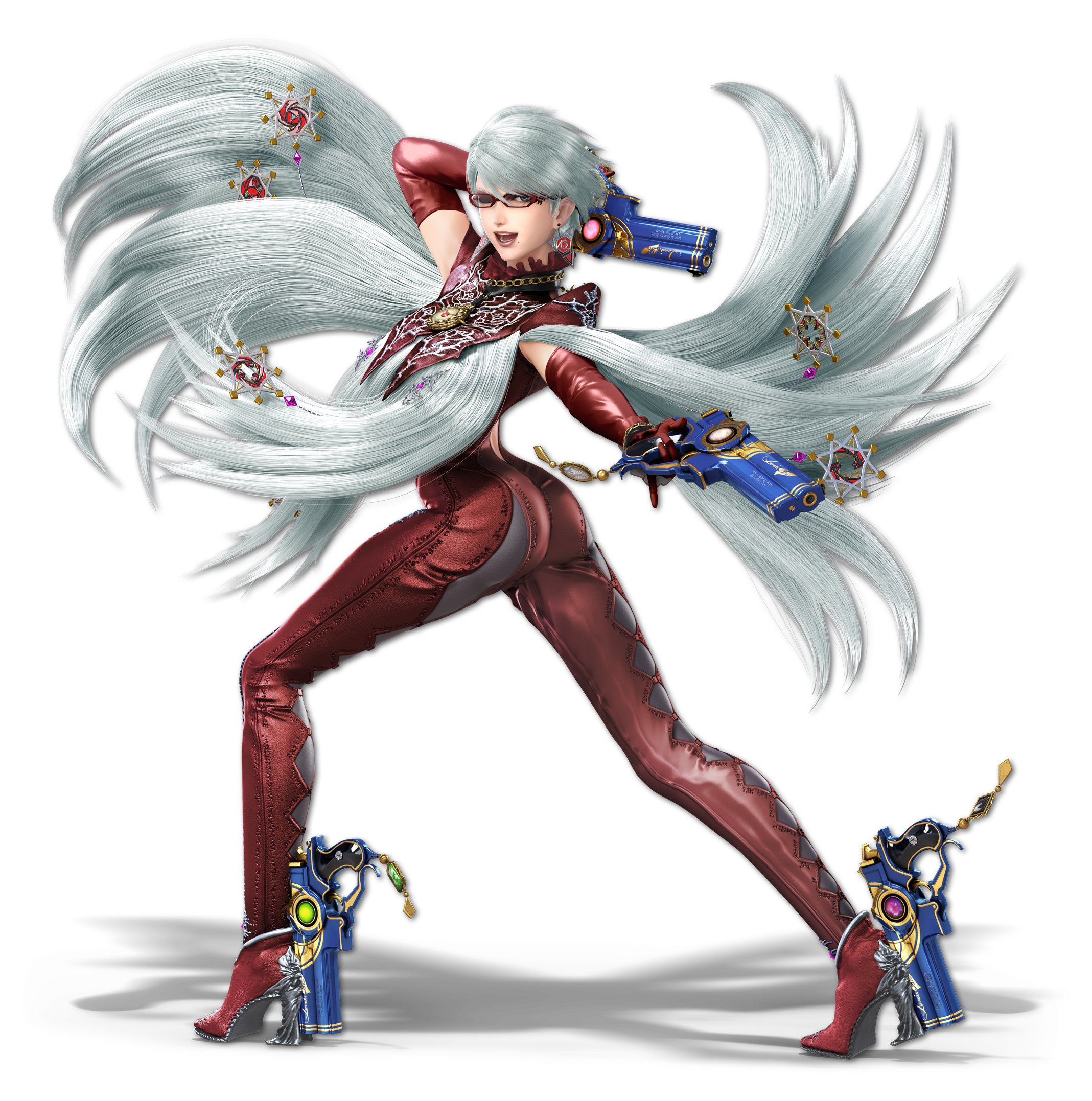 Screenshot de Bayonetta en Super Smash Bros. Ultimate