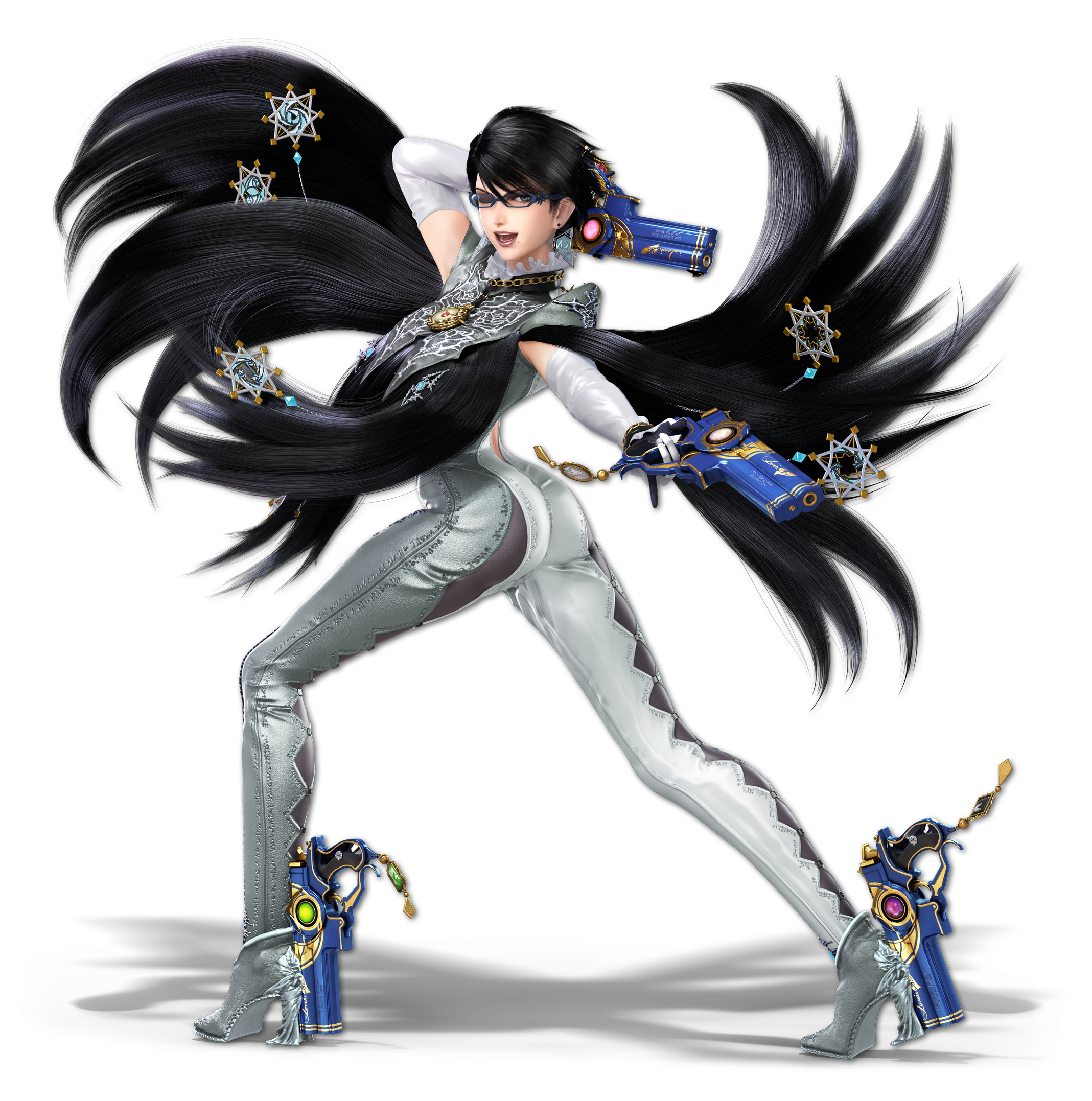 Screenshot de Bayonetta en Super Smash Bros. Ultimate