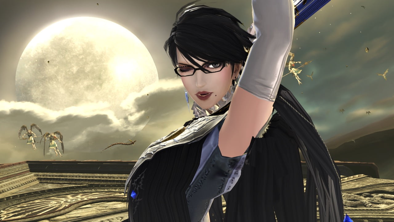 Screenshot de Bayonetta en Super Smash Bros. Ultimate