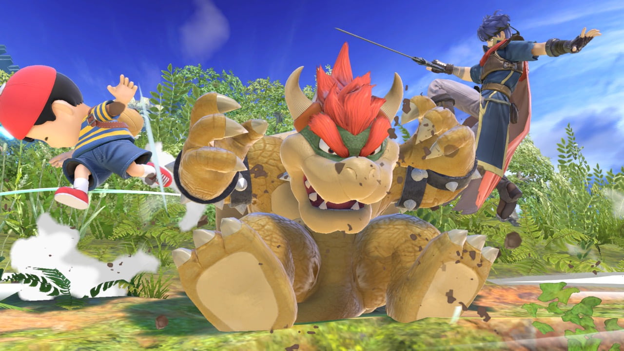 Screenshot de Bowser en Super Smash Bros. Ultimate