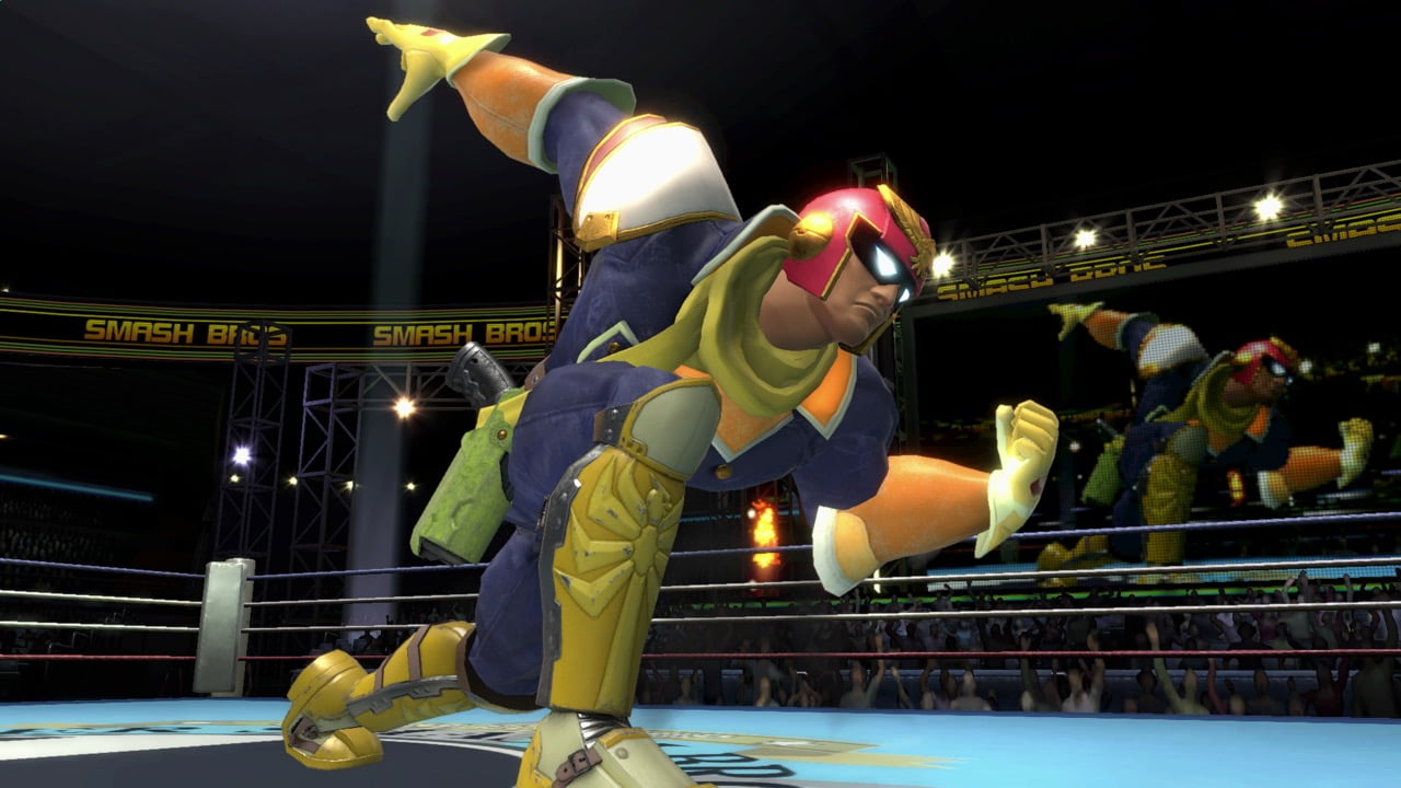 Screenshot de Captain Falcon en Super Smash Bros. Ultimate
