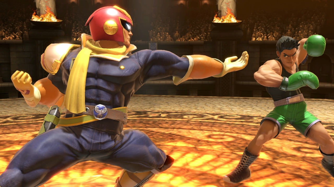 Screenshot de Captain Falcon en Super Smash Bros. Ultimate