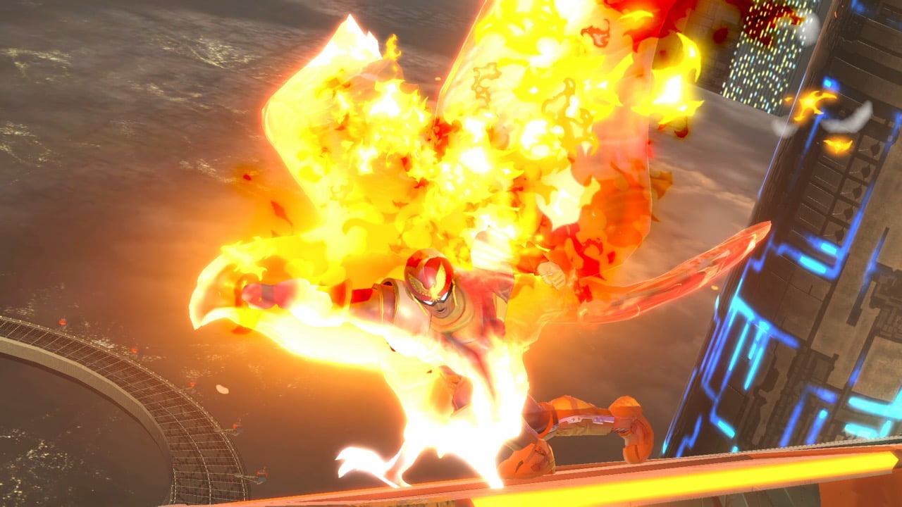 Screenshot de Captain Falcon en Super Smash Bros. Ultimate