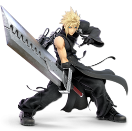 Screenshot de Cloud en Super Smash Bros. Ultimate