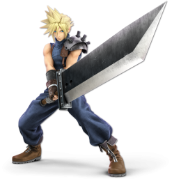Screenshot de Cloud en Super Smash Bros. Ultimate
