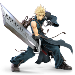 Screenshot de Cloud en Super Smash Bros. Ultimate