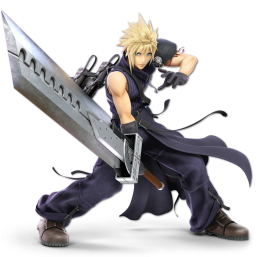 Screenshot de Cloud en Super Smash Bros. Ultimate