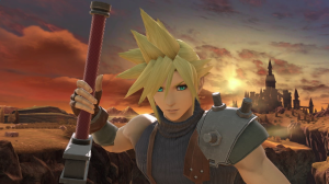 Screenshot de Cloud en Super Smash Bros. Ultimate
