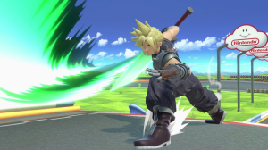 Screenshot de Cloud en Super Smash Bros. Ultimate