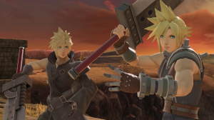 Screenshot de Cloud en Super Smash Bros. Ultimate