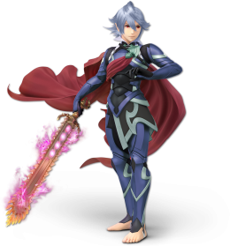 Screenshot de Corrin en Super Smash Bros. Ultimate
