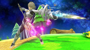 Screenshot de Corrin en Super Smash Bros. Ultimate