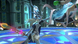 Screenshot de Corrin en Super Smash Bros. Ultimate