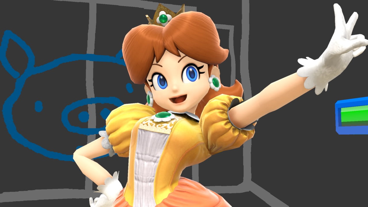 Screenshot de Daisy en Super Smash Bros. Ultimate