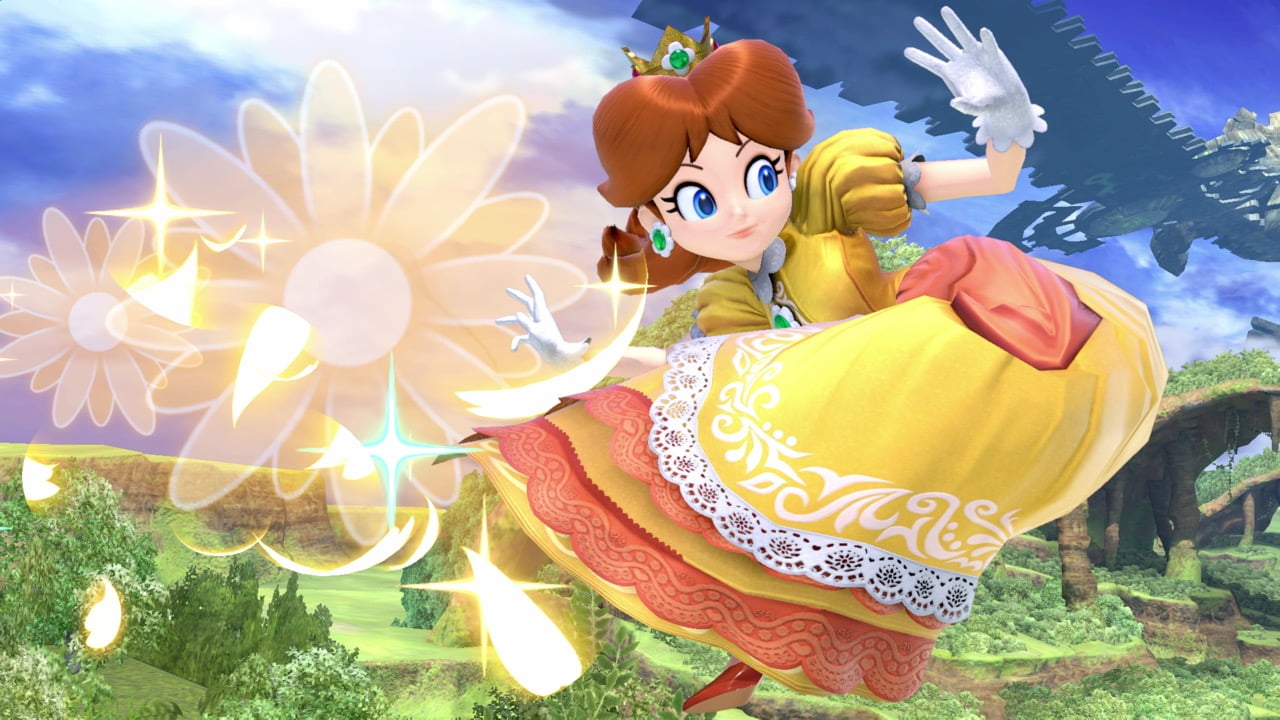 Screenshot de Daisy en Super Smash Bros. Ultimate
