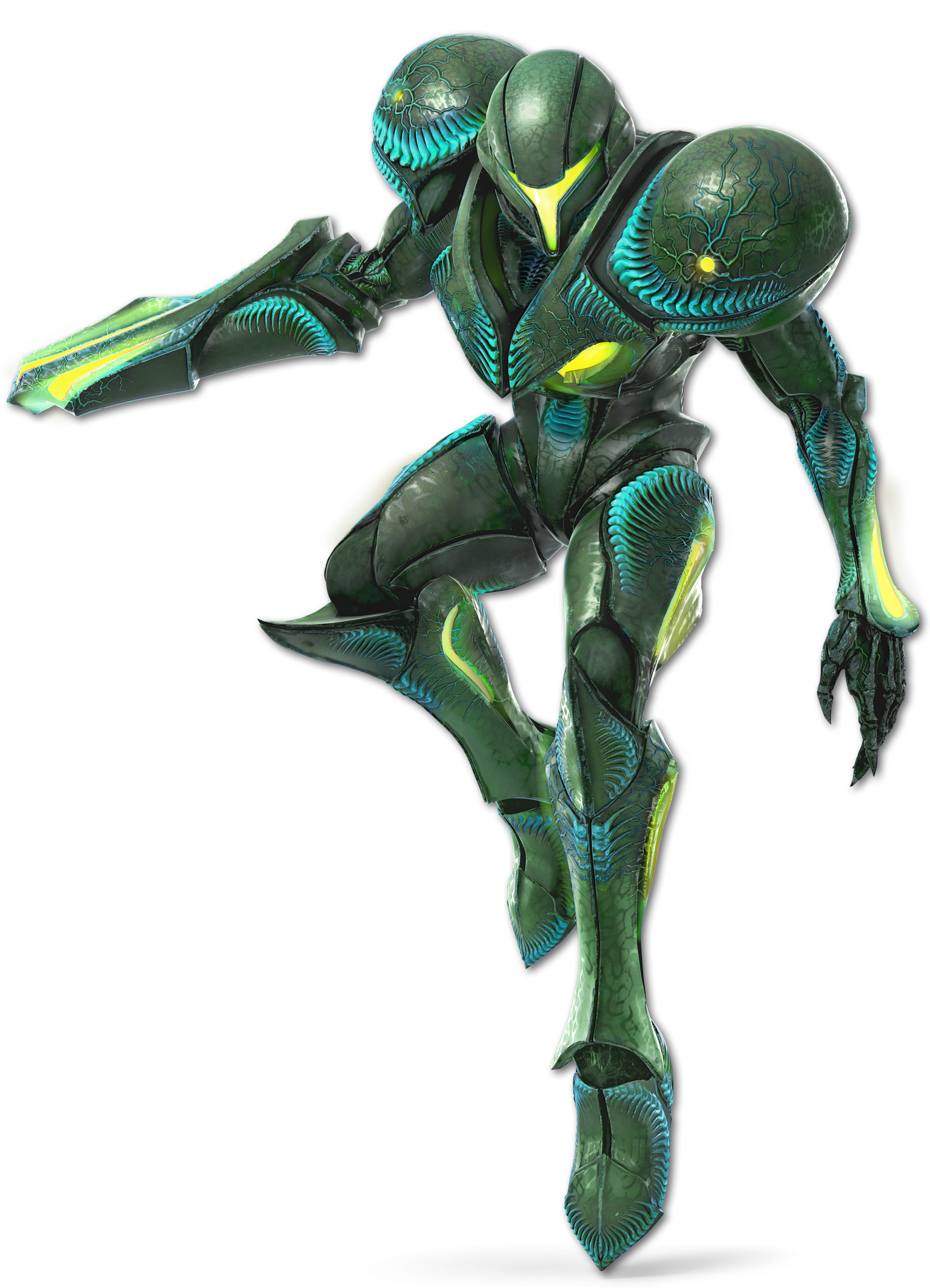 Screenshot de Samus oscura en Super Smash Bros. Ultimate