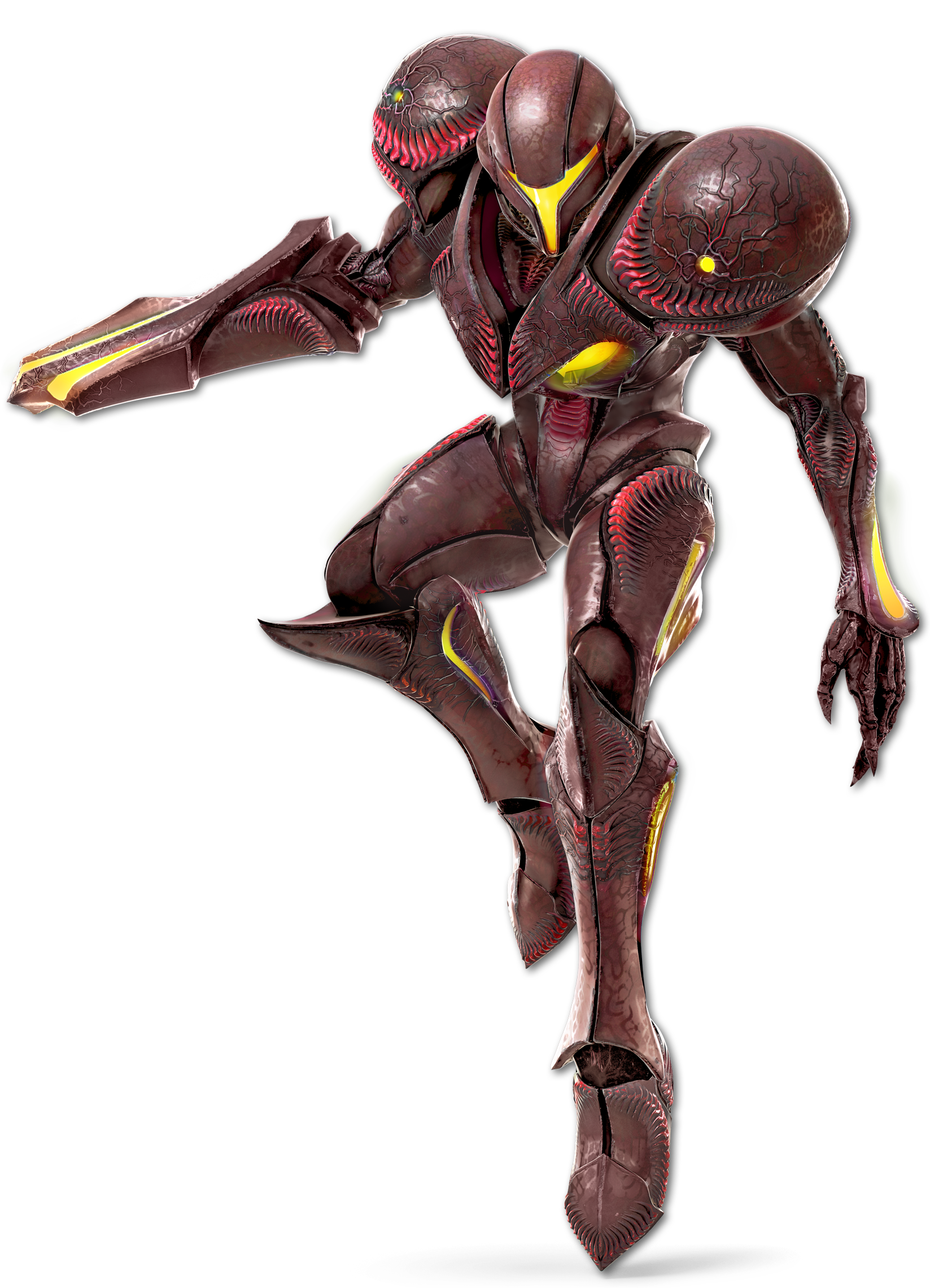 Screenshot de Samus oscura en Super Smash Bros. Ultimate