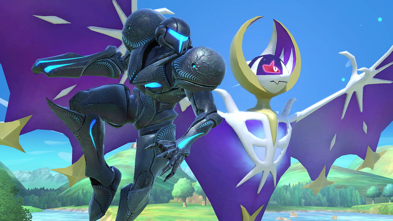 Screenshot de Samus oscura en Super Smash Bros. Ultimate