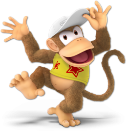 Screenshot de Diddy Kong en Super Smash Bros. Ultimate