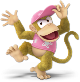 Screenshot de Diddy Kong en Super Smash Bros. Ultimate